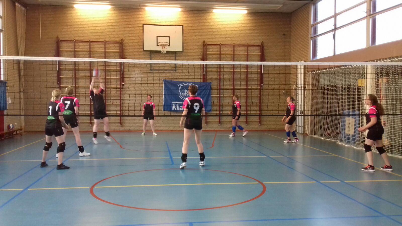 volleyball wedstrijd